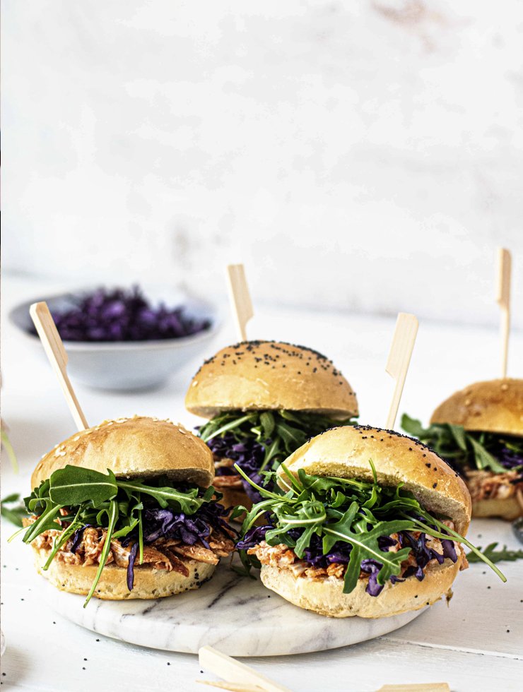 Chicken-Chettinad-Brioche-Bun Chicken Chettinad Brioche Bun