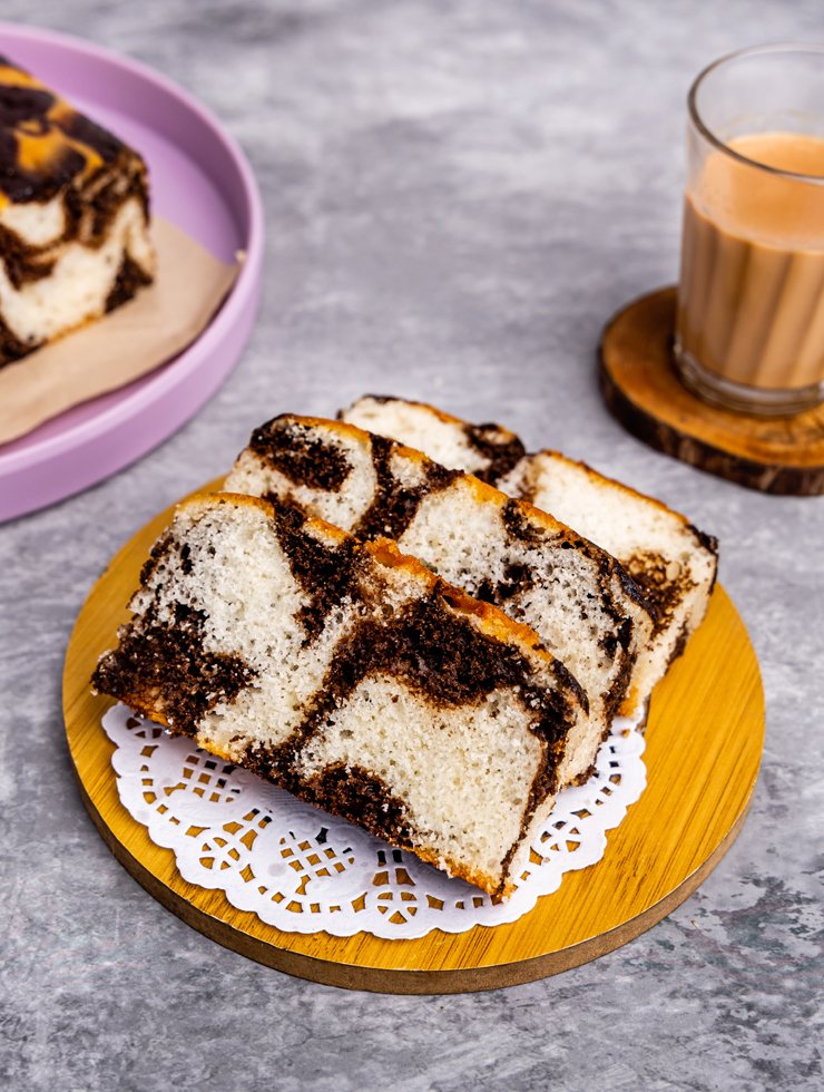 Marbled-Vanilla-&-Chocolate-Tea-Cake Marbled-Vanilla-&-Chocolate-Tea-Cake